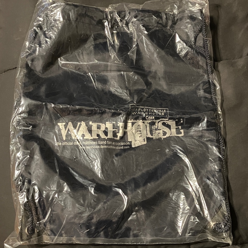 Dave Matthews Band Warehouse Fan Club Drawstring bag